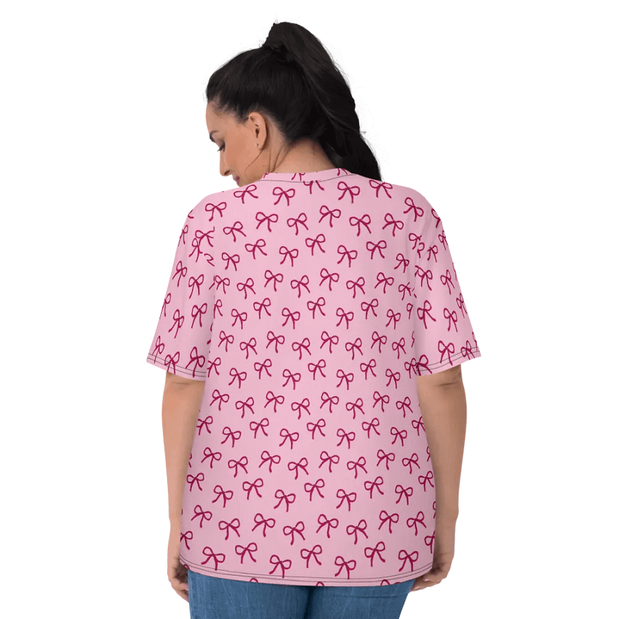 Dainty Burgundy Bows Women's T-Shirt product image (6)