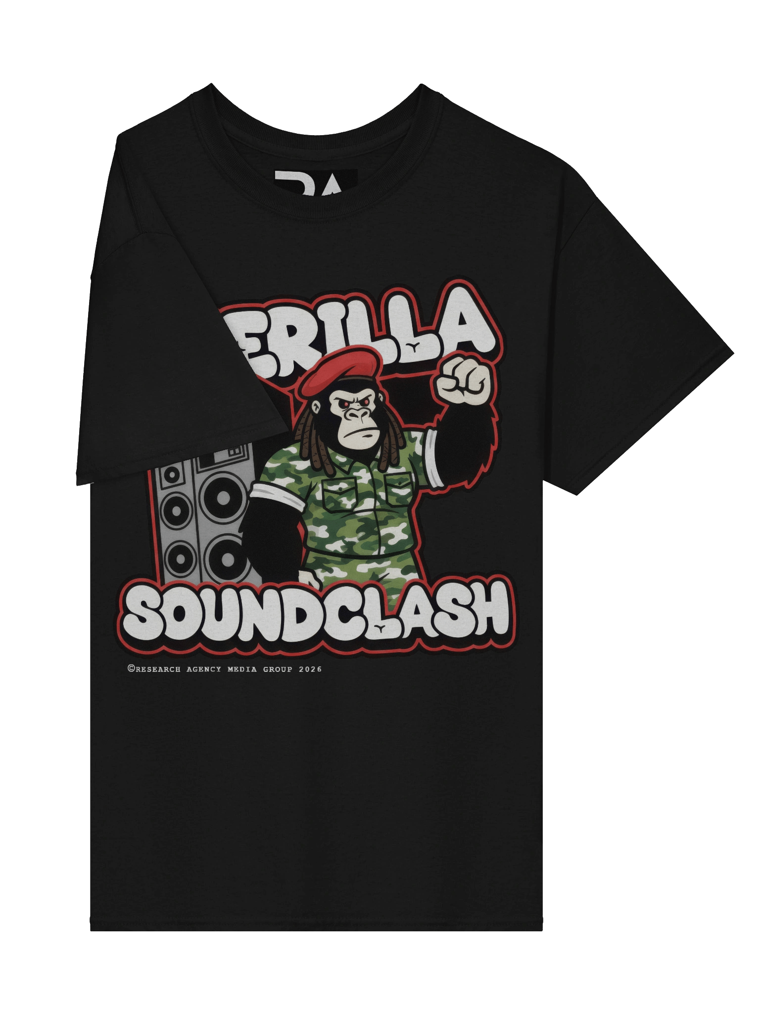 Guerilla Soundclash x Research Agency "PLUR Militants" T-Shirt product image (4)