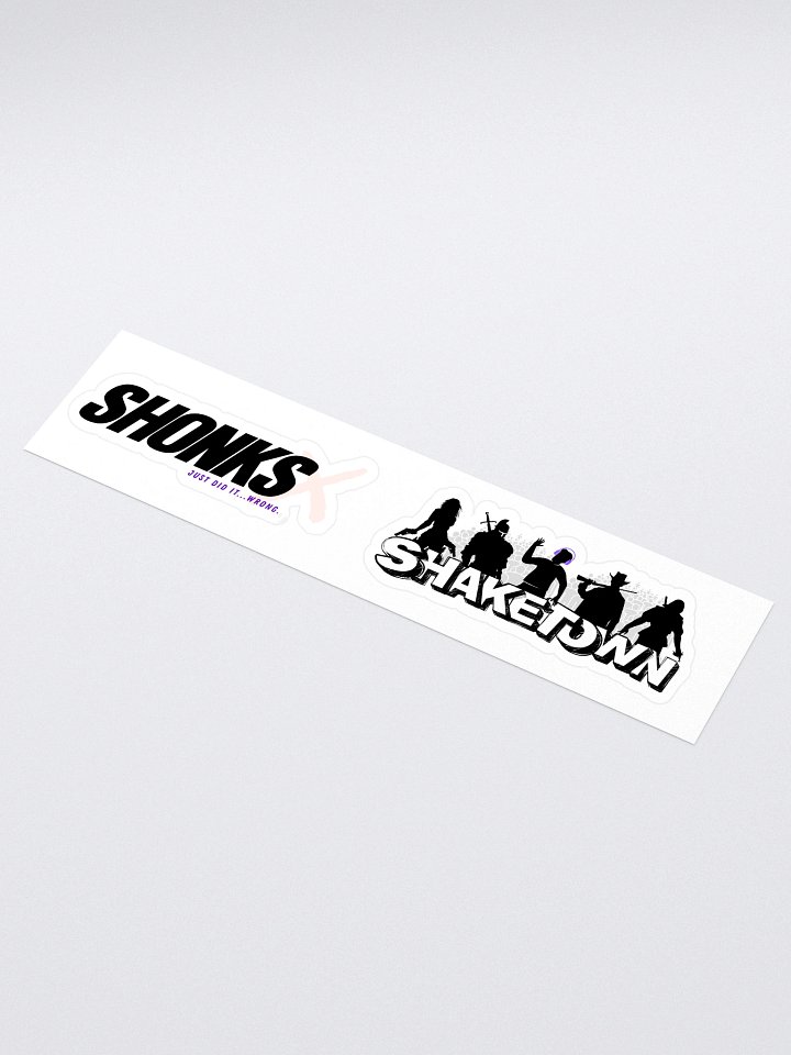 Shonks x ShakeTown Sticker Combo (15" x 3.75") product image (1)