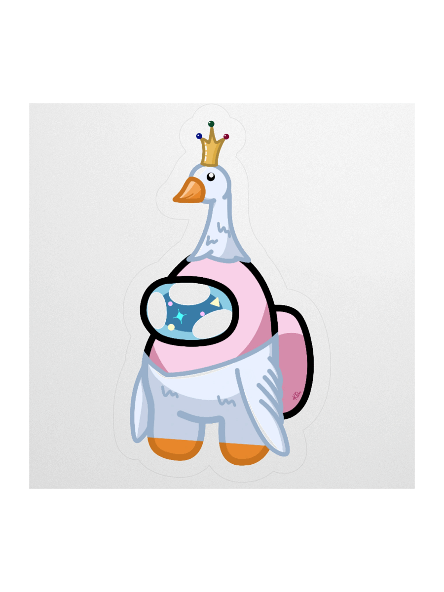 Swan Princess Bean Body Sticker product image (3)