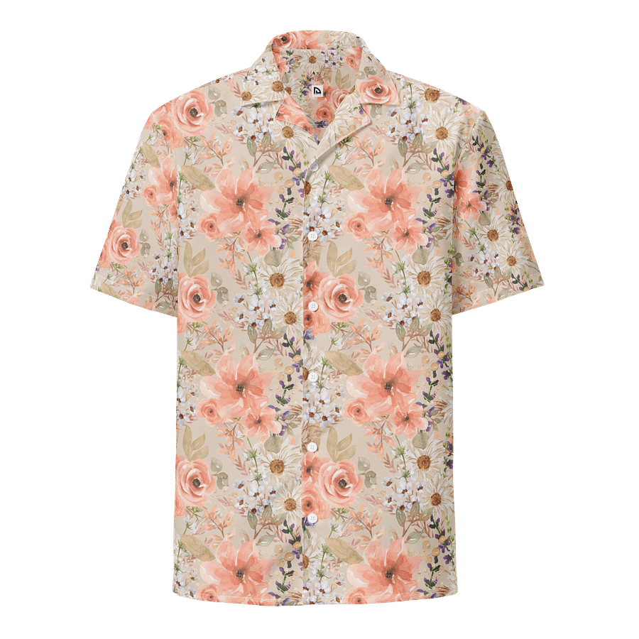 Orange Flower Havaiian Shirt product image (1)