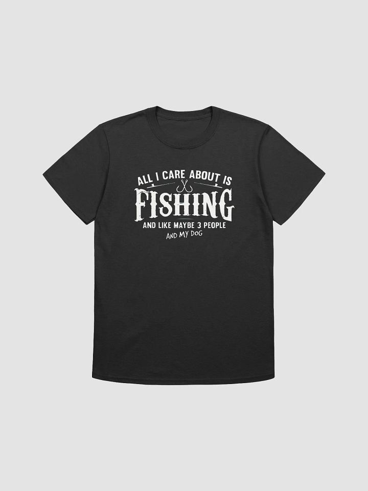 Fishing And My Dog - Unisex T-shirt | Gildan 64000 product image (1)