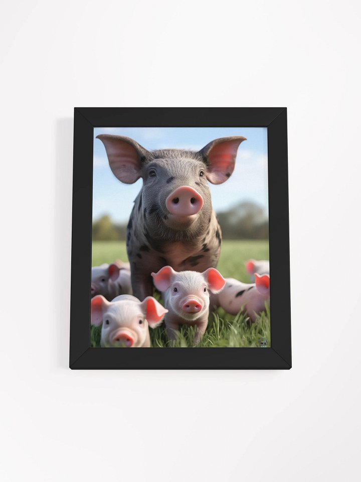 Matriarch and Her Piglets Framed Poster product image (2)