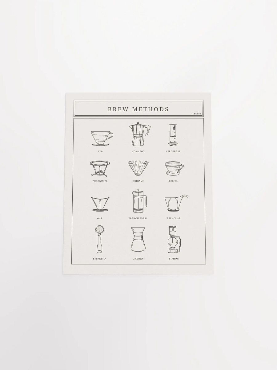 brew methods poster // v.01 [PRINT] product image (4)