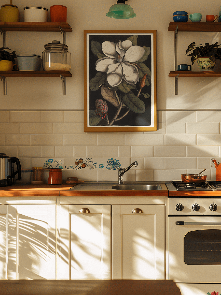 Vintage Flowers Matte Poster Print product image (26)