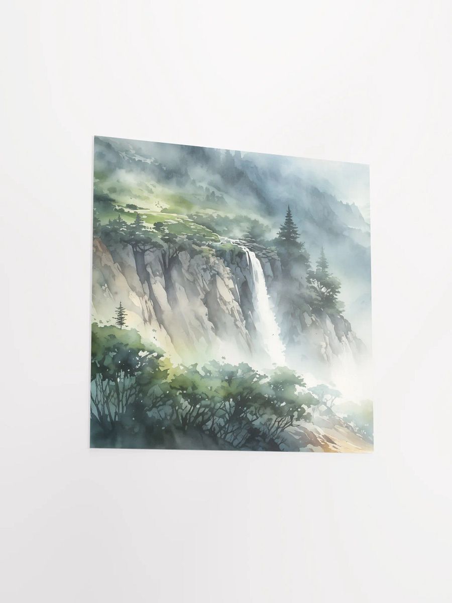 Misty Mountain Cascade Poster product image (9)