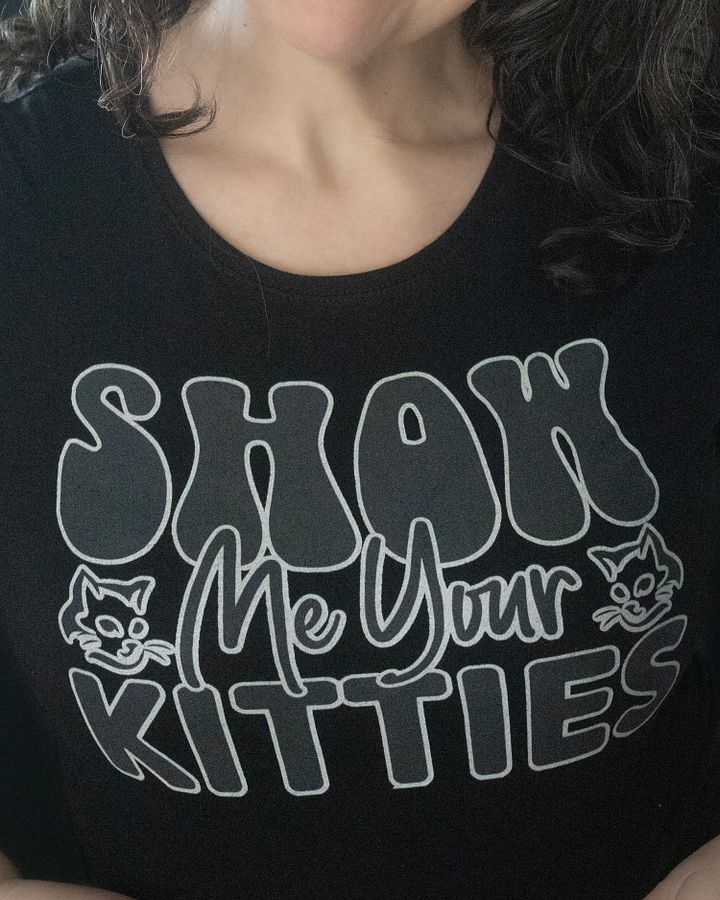 Show Me Your Kitties Crop T-Shirt product image (2)