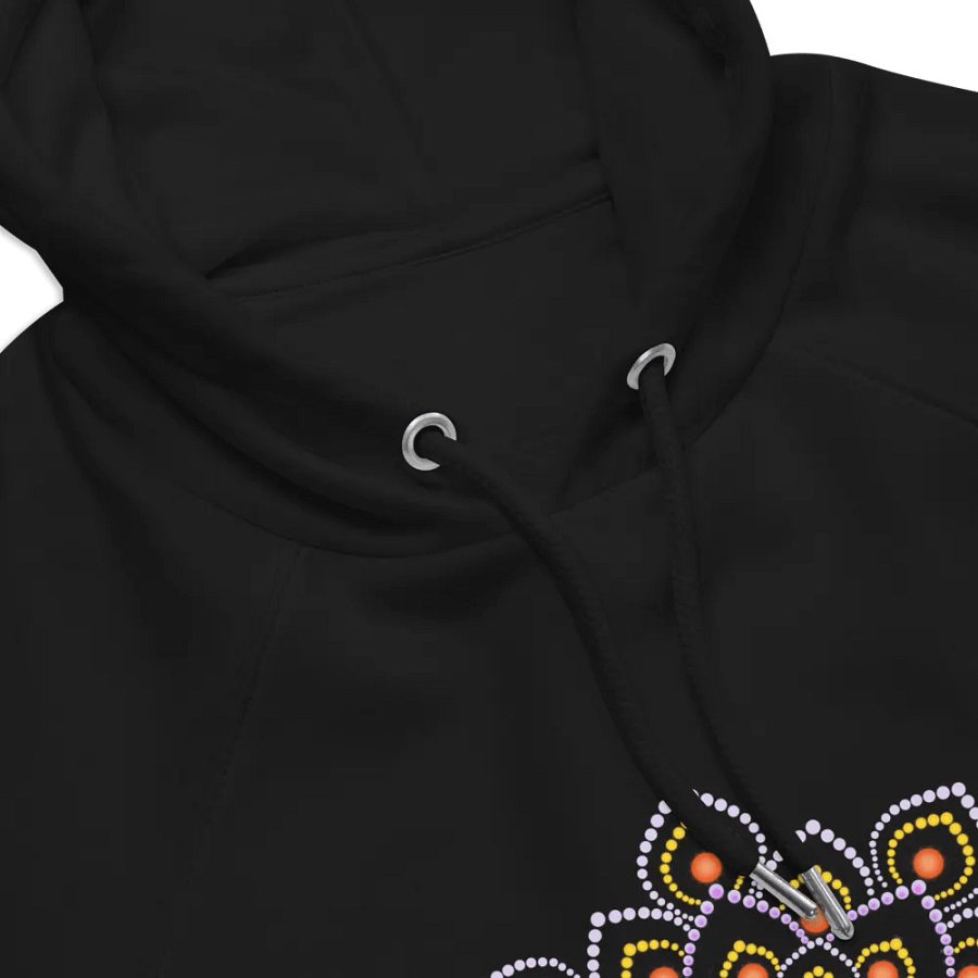 Simple Colorful Dot Mandala Unisex Eco Hoodie product image (5)