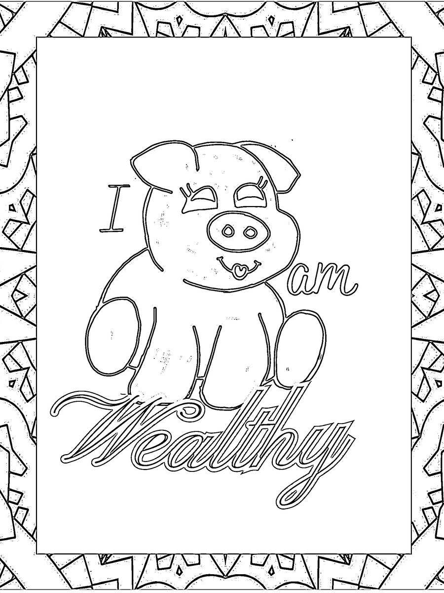 Growth Mindset Affirmations for Kids with Fun Farm Animals to Color: Self Esteem Coloring Books for Children product image (9)