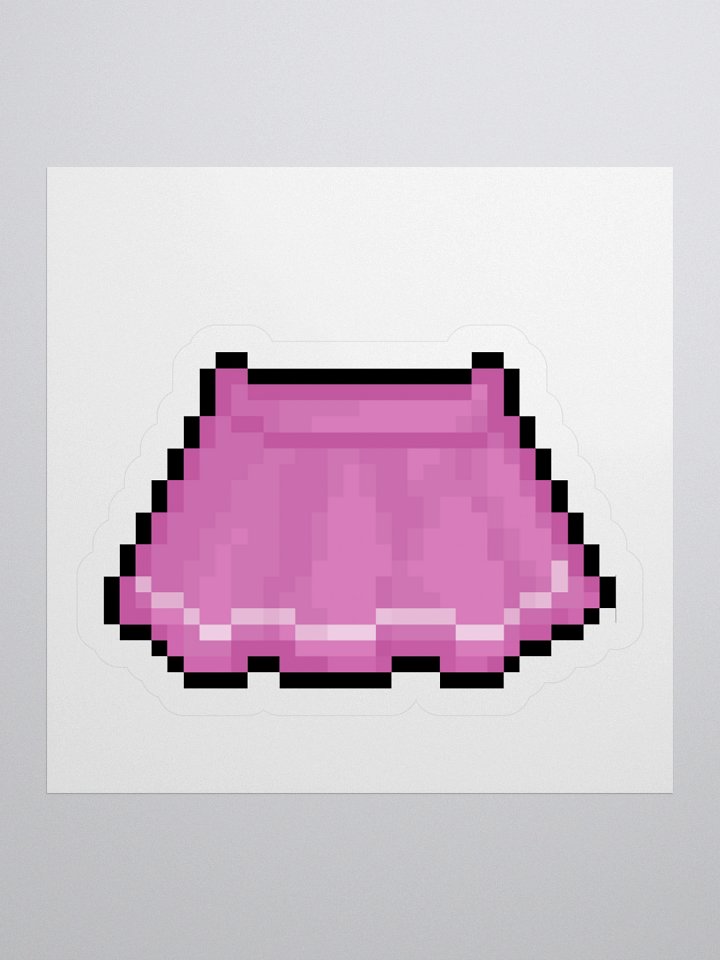 Pink Skirt Sticker product image (1)