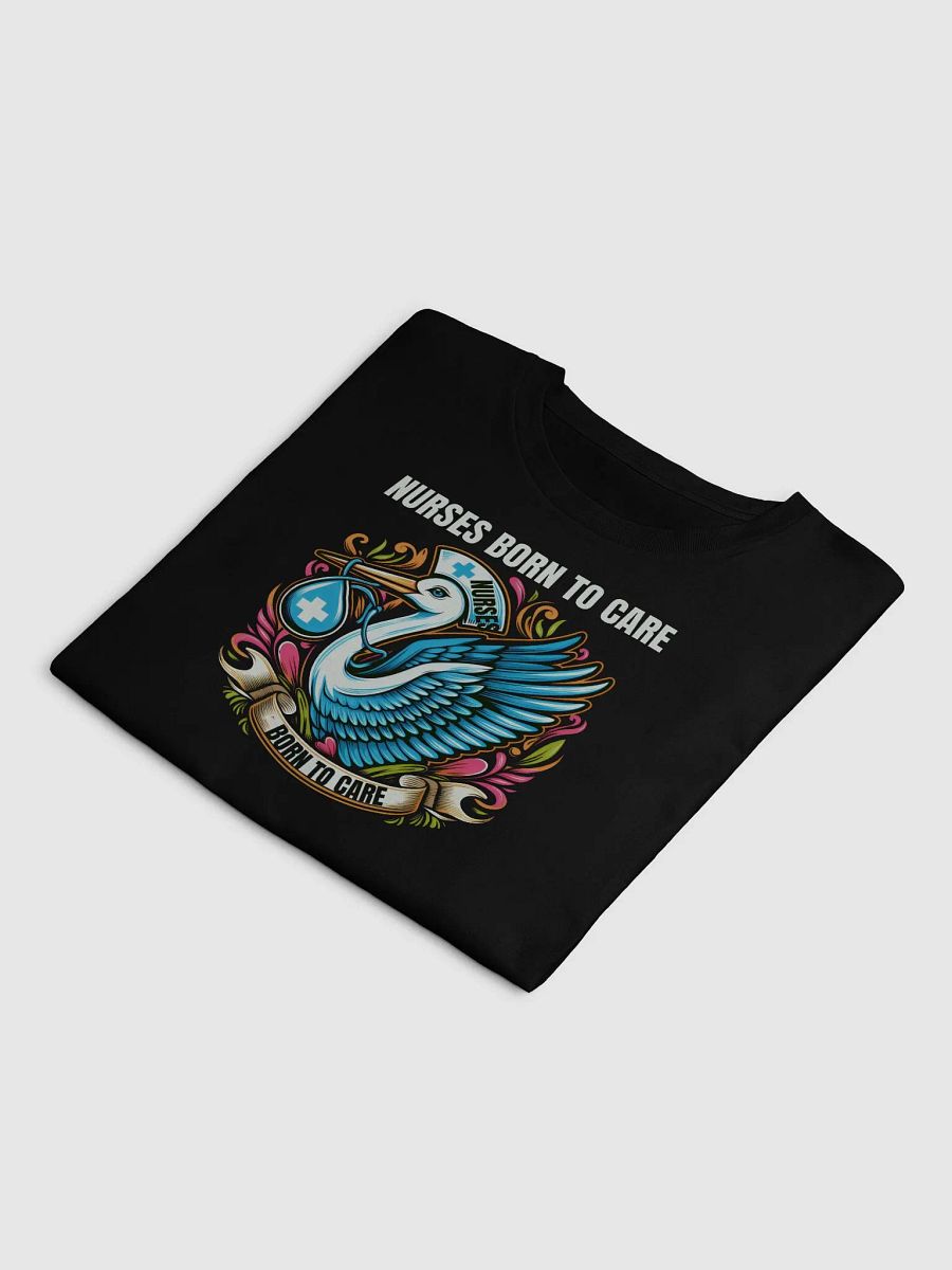 Nurse's Stork Born to Care CROP TOP product image (8)