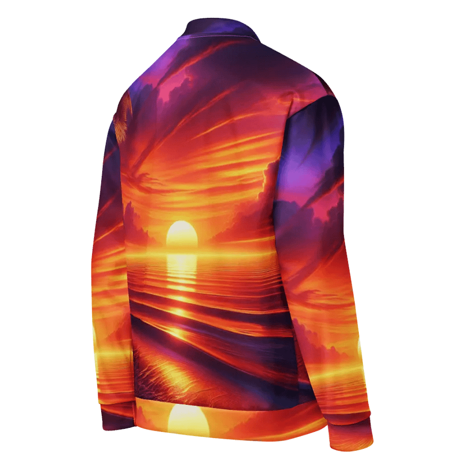 Sunset Serenade Bomber Jacket | AI Design product image (4)