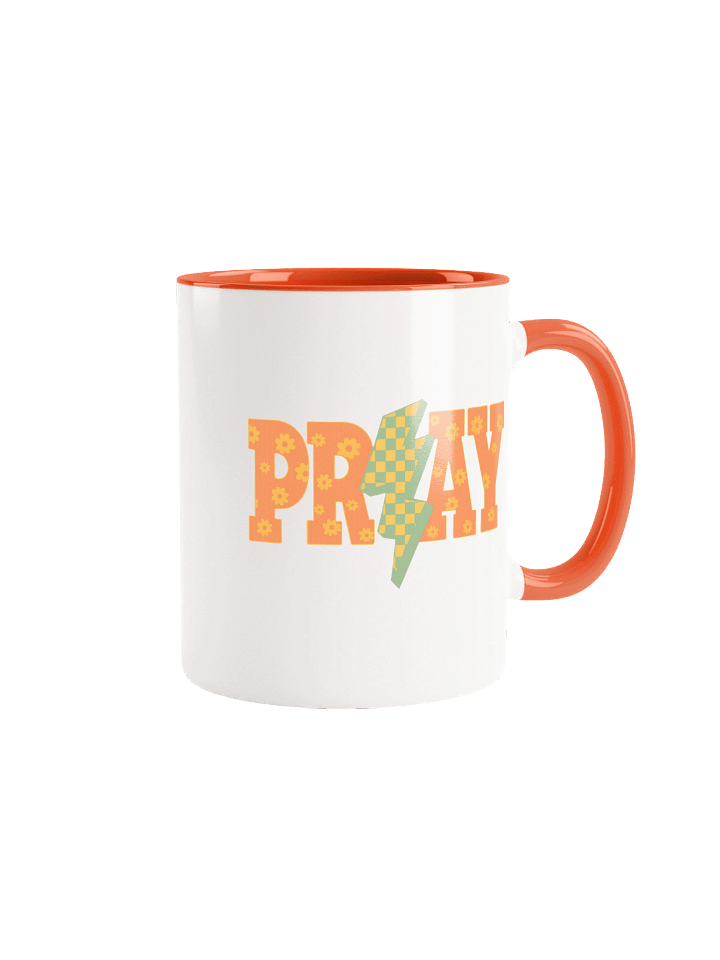 Floral PRAY Ceramic Mug product image (1)