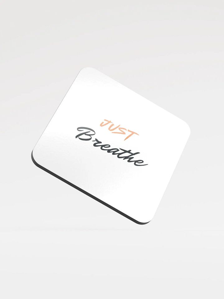 JUST Breathe Cork Coaster product image (1)