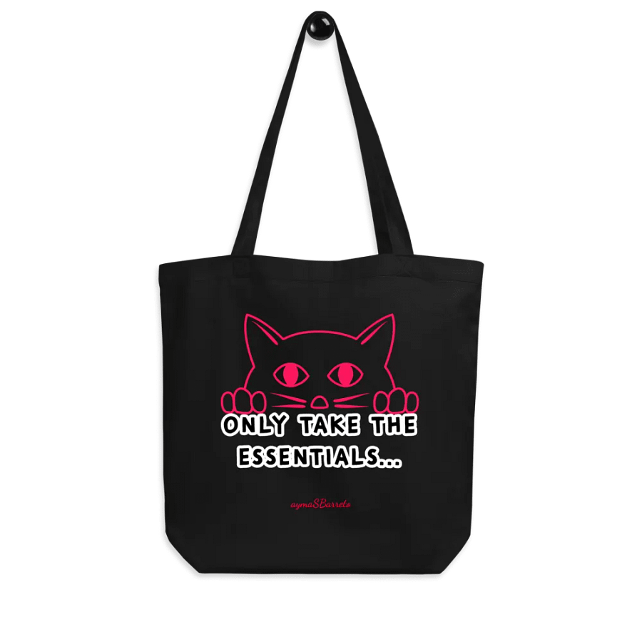 Neon Cat Essentials Tote Bag product image (8)