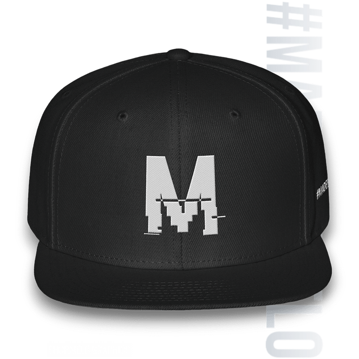MELO CREW x Whiteout - Snapback Hat | #MadeByMELO product image (2)