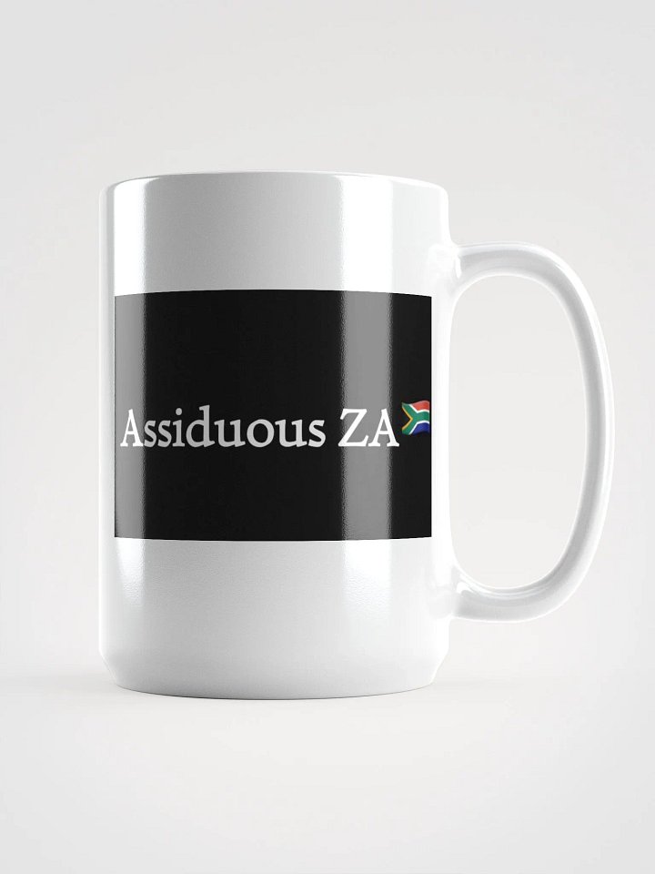ASSIDUOUS ZA South African Flag White Glossy Mug product image (1)