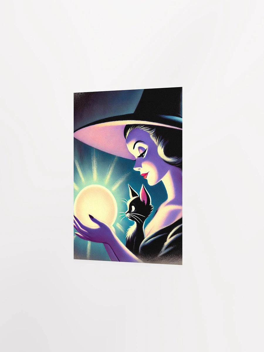 Crystal Ball Witch and Cat Enchantment Premium Poster product image (19)