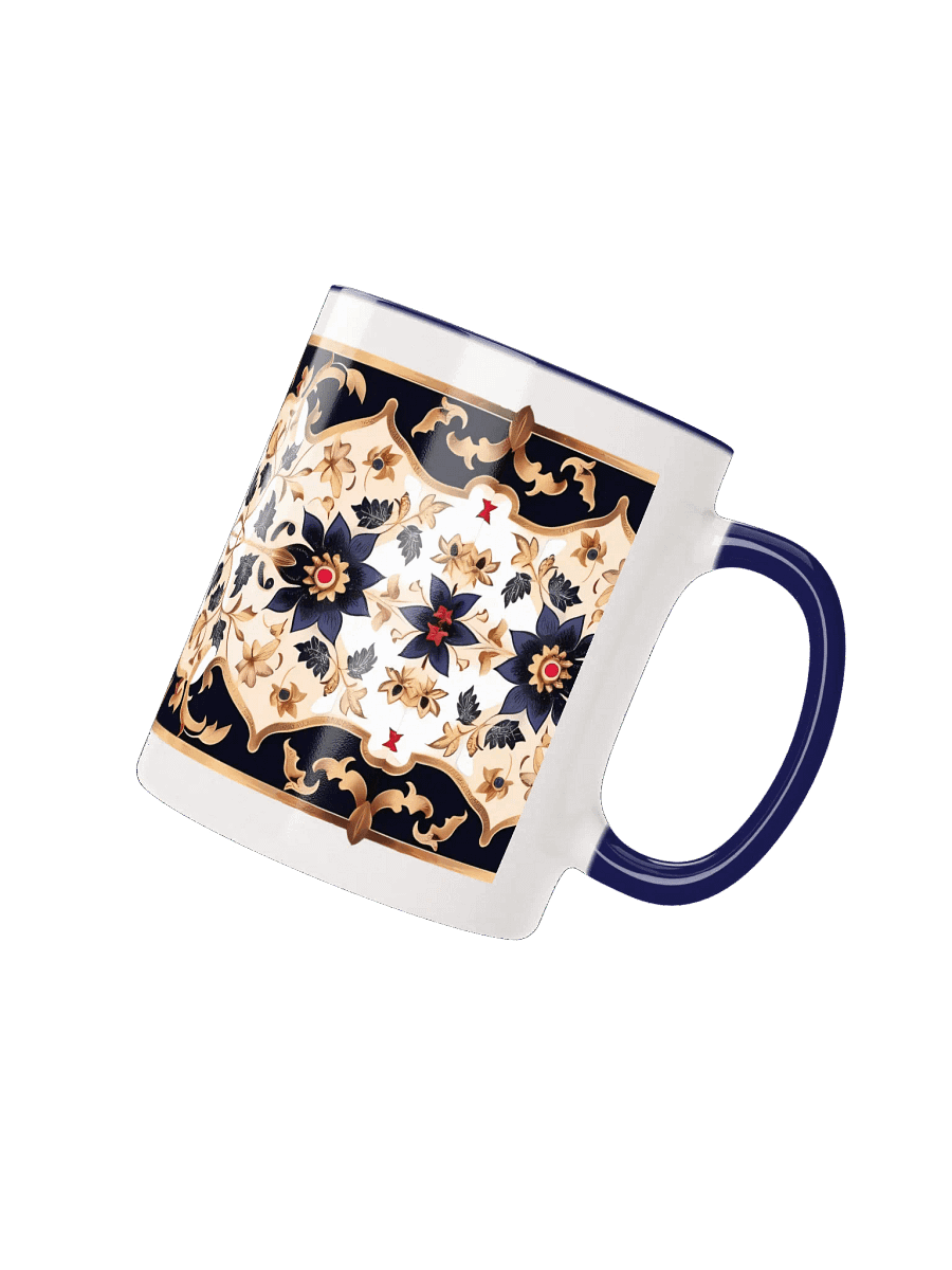 Intricate Floral Bliss Ceramic Mug product image (3)