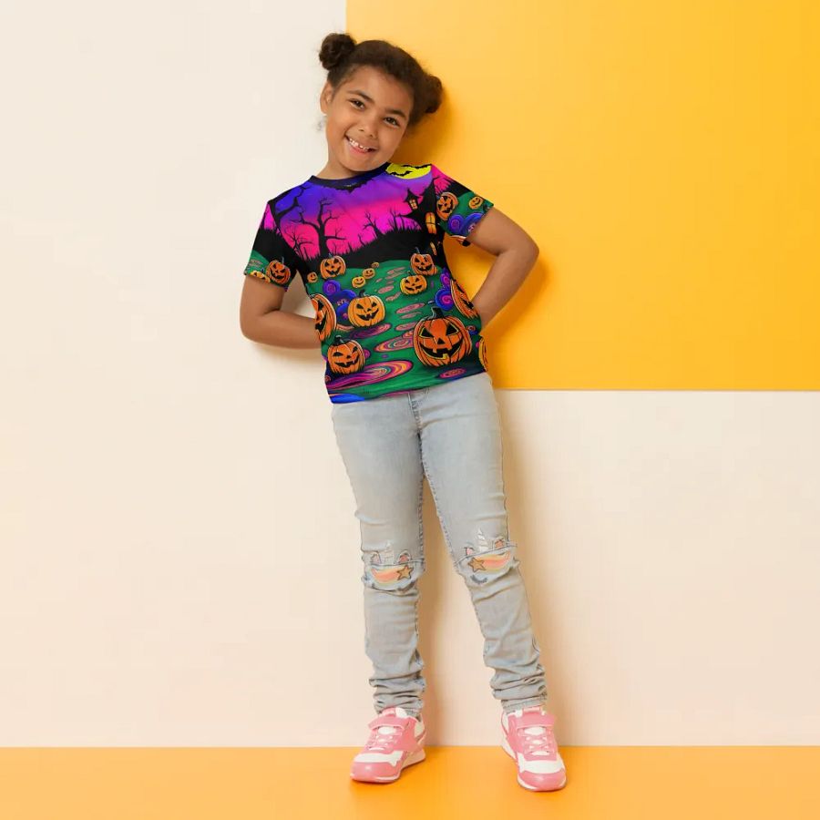 Haunted Pumpkins Habitat Kids T Shirt product image (10)