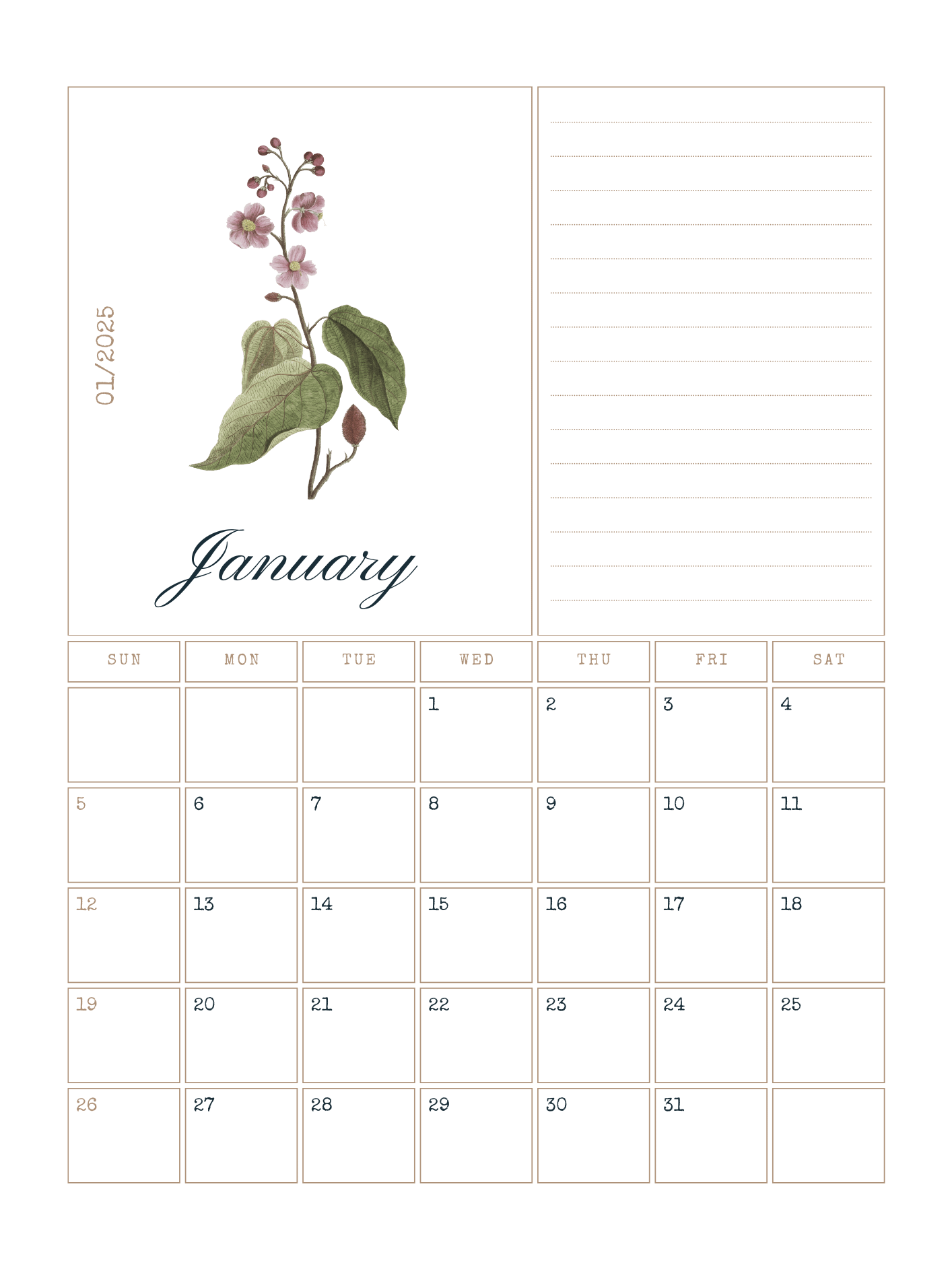 Plan Your Best Year: 2025 Printable Yearly Planner product image (3)