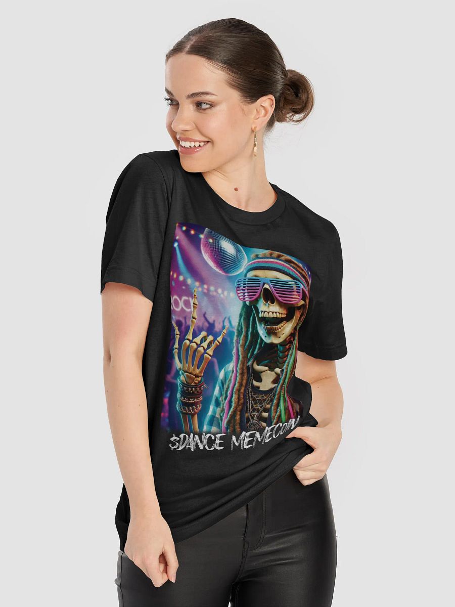 ROCK & DEAD - DANCE MEMECOIN - PREMIUM TEE - BLACK product image (4)
