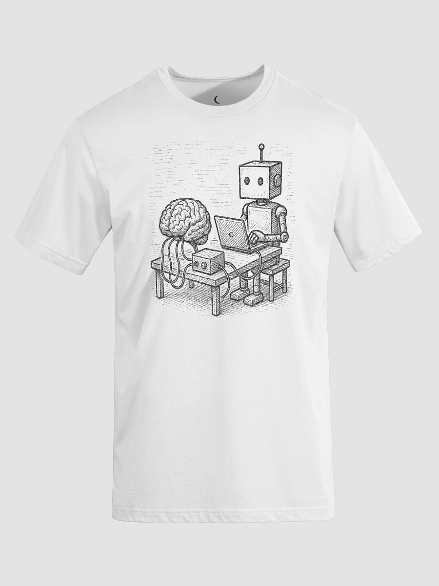Claim Your Signal, Brain Circuitry - White Tee product image (8)