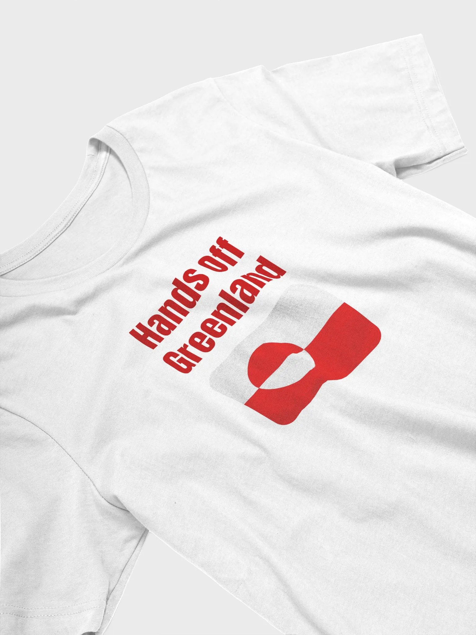 Bold Greenland Flag T-Shirt product image (3)