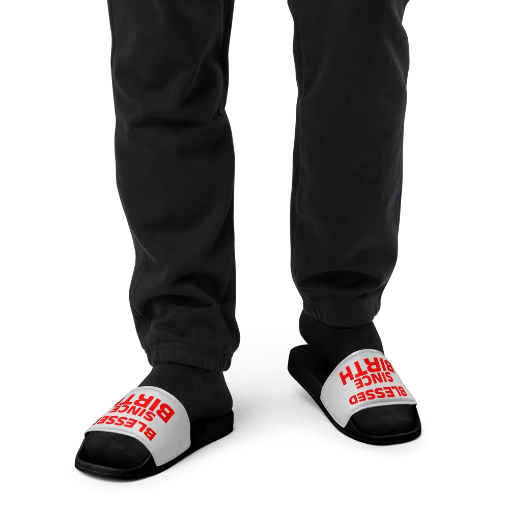 Blessed Since Birth Slides (Unisex) product image (12)