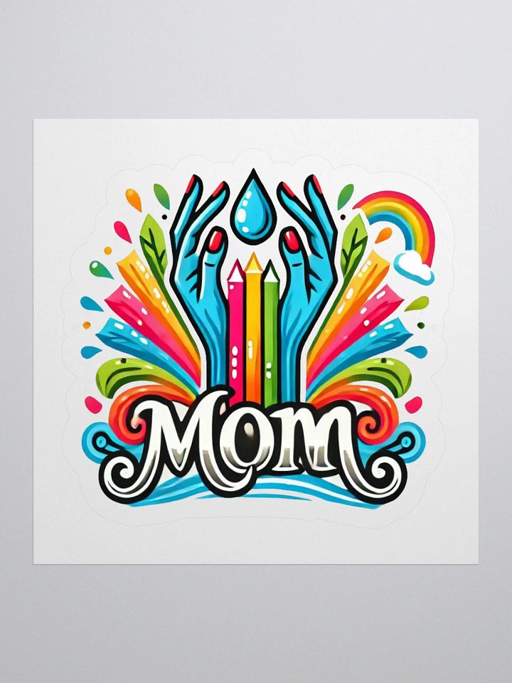 Mom's Love Kiss Cut Stickers product image (3)