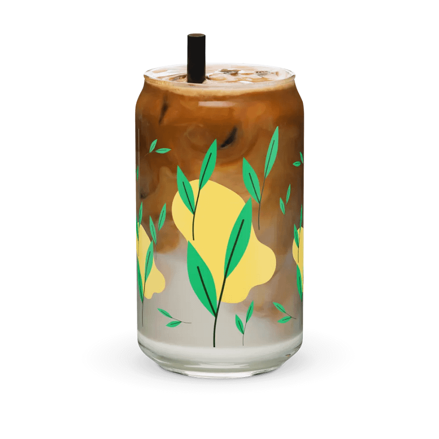 Boho Leaves Design - Sipper Glass product image (6)