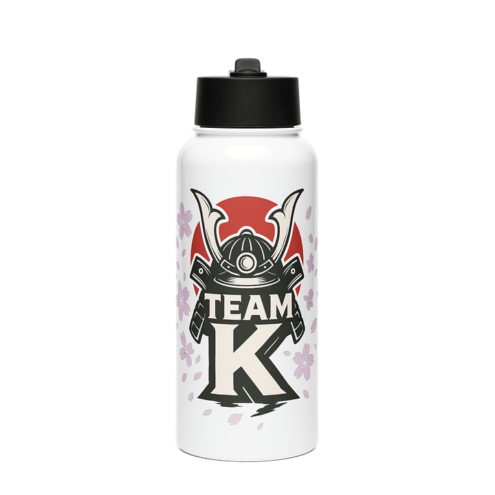 Team K Japan Stainless Steel Water Bottle with a Straw Lid product image (1)