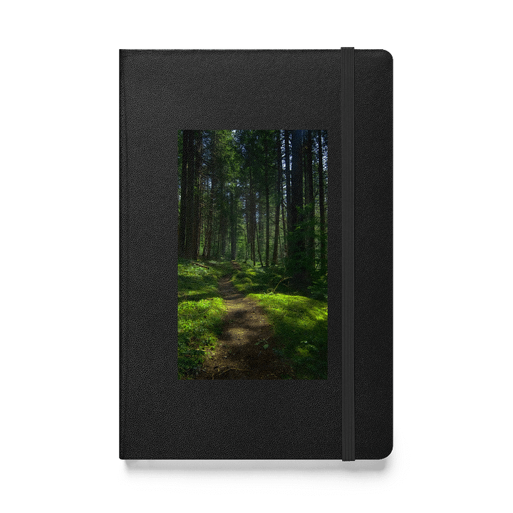 Lower Dungeness Trail Timber sun lighting Hardcover Journal product image (1)