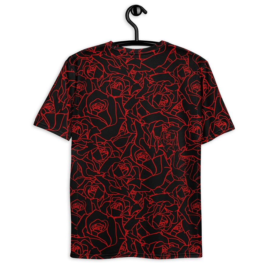 Loads of Roses · black-red crew neck t-shirt product image (10)