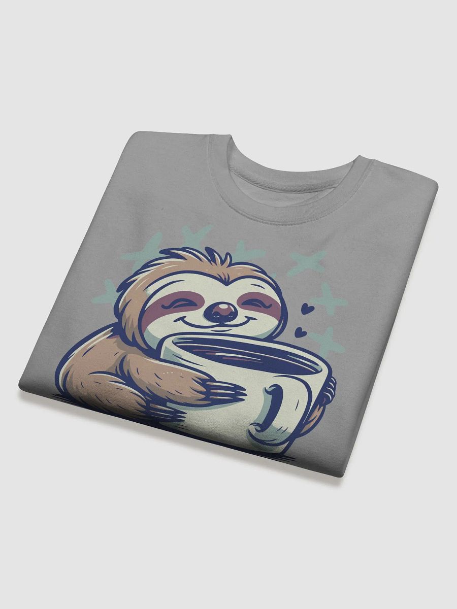 Funny sloth coffee humor Premium Sweatshirt product image (12)