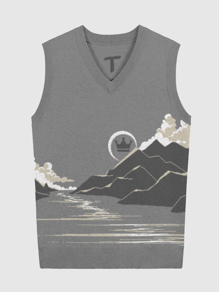 TTK Knitted V-Neck Vest product image (3)