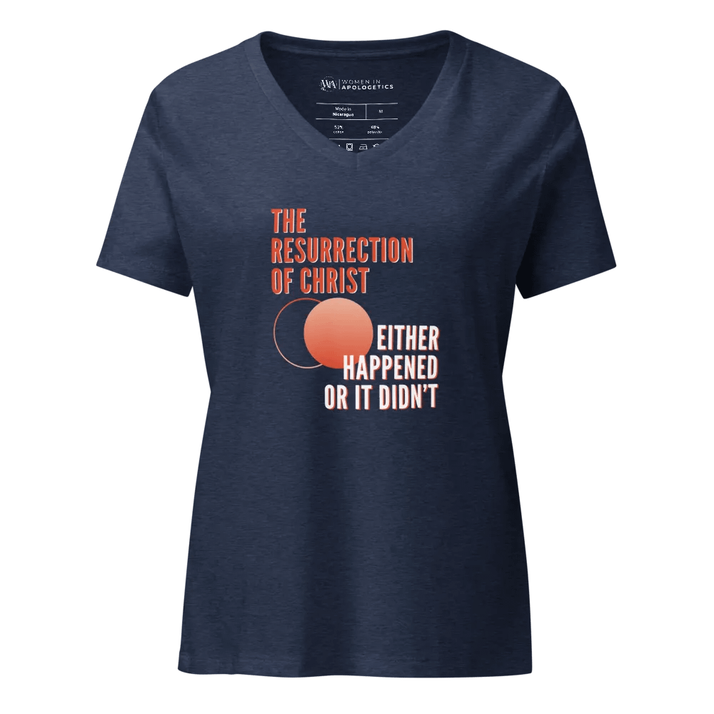 The Resurrection Objective Truth Claim V-Neck Women’s T-Shirt product image (15)