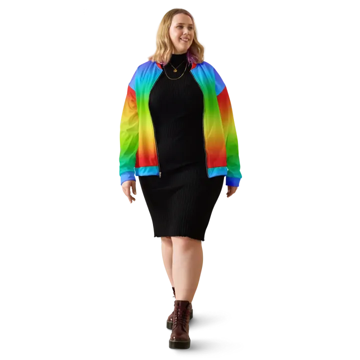 Rainbow Bomber Jacket product image (1)
