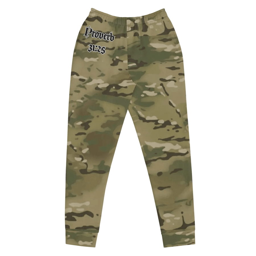 Faithful Camo: Proverb 3:25 Women's Joggers - Multicam product image (9)