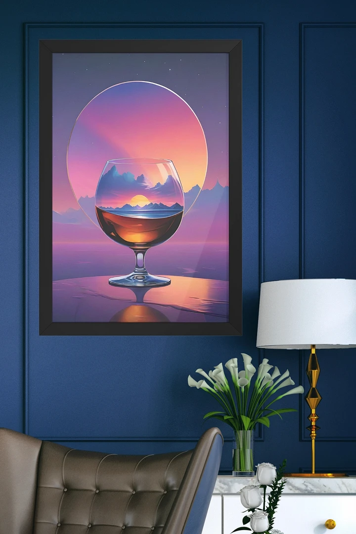 Bourbon Sunset Framed Poster product image (1)