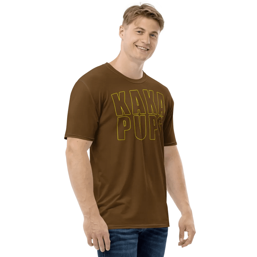 KAKA PUPS brown Crew Neck T-Shirt product image (6)