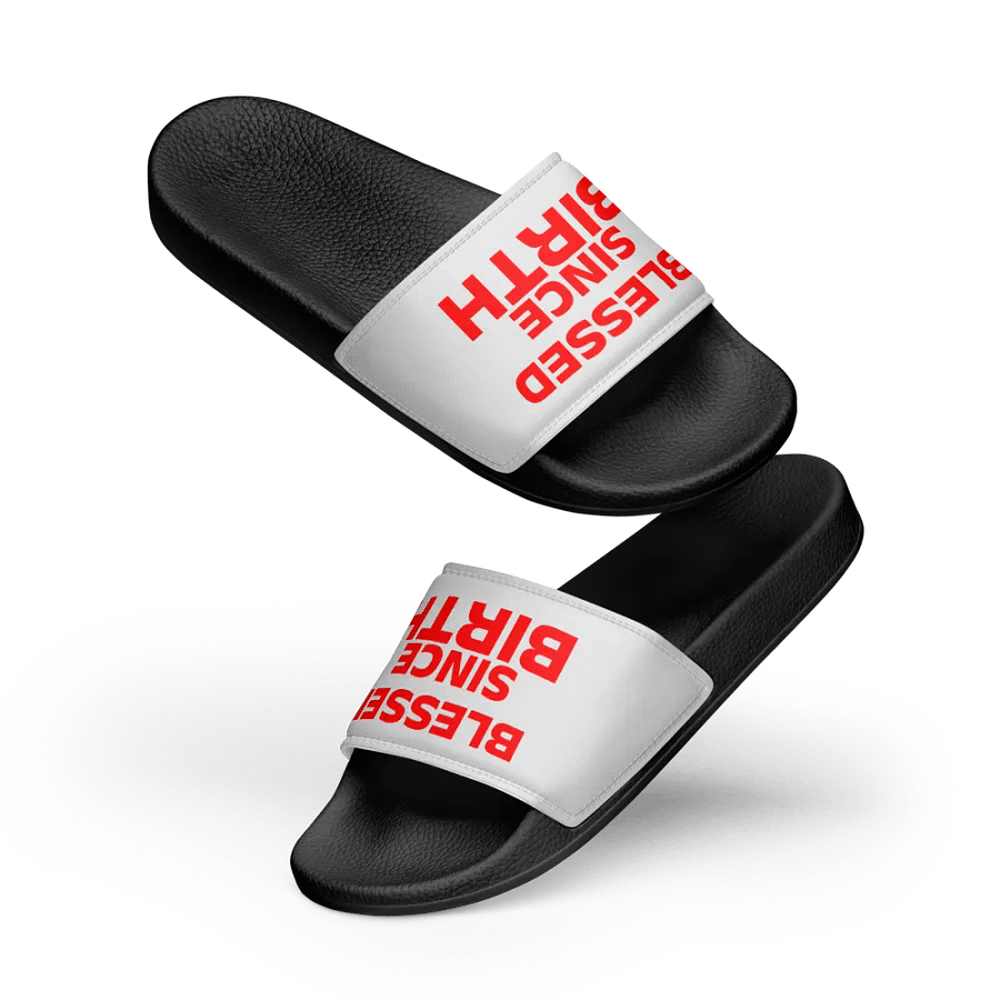 Blessed Since Birth Slides (Unisex) product image (11)