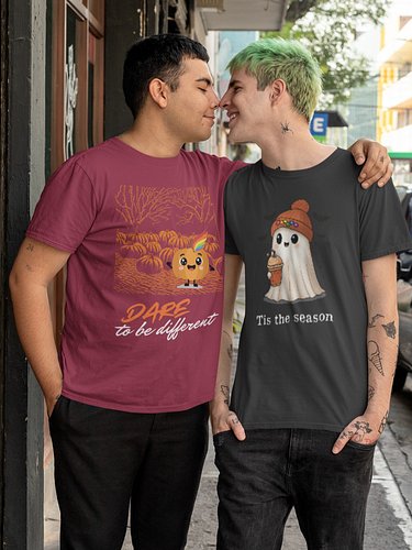 Celebrate #GayChristmas (we mean #Halloween 😀) AND our grand opening with these adorable Halloween-themed shirts. Also availa...