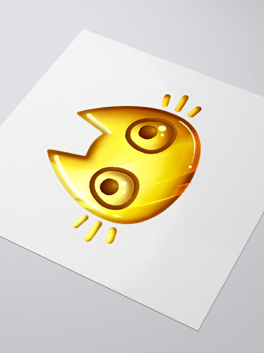 Gold Cat Face Sticker product image (1)