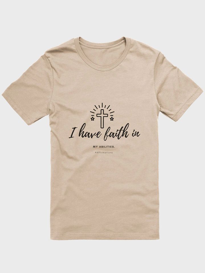 I have faith Dark Unisex Super soft T-Shirt product image (3)
