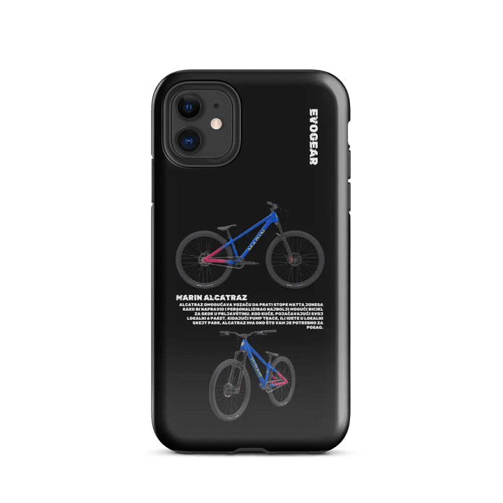 Black Marin Alcatraz iPhone Case product image (2)