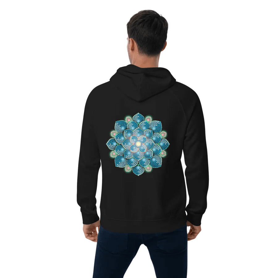 Summer Rain Mandala Unisex Eco Hoodie product image (3)