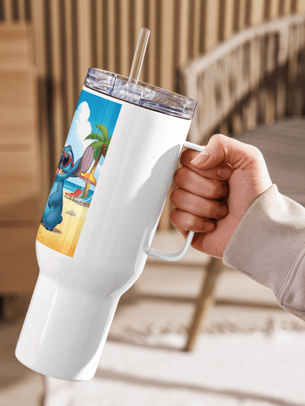 Travel Mug with a Handle Lilo & Stitch product image (7)