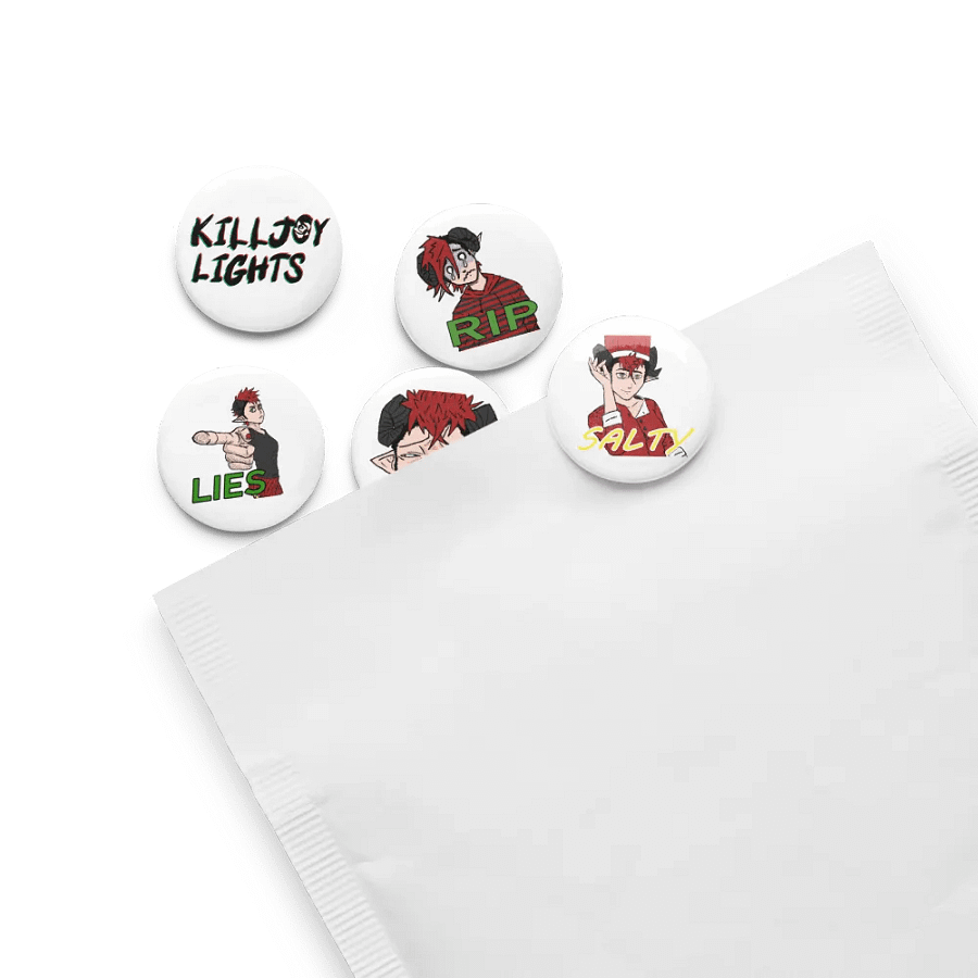 Killjoy Logo and Emote Pin Set product image (13)