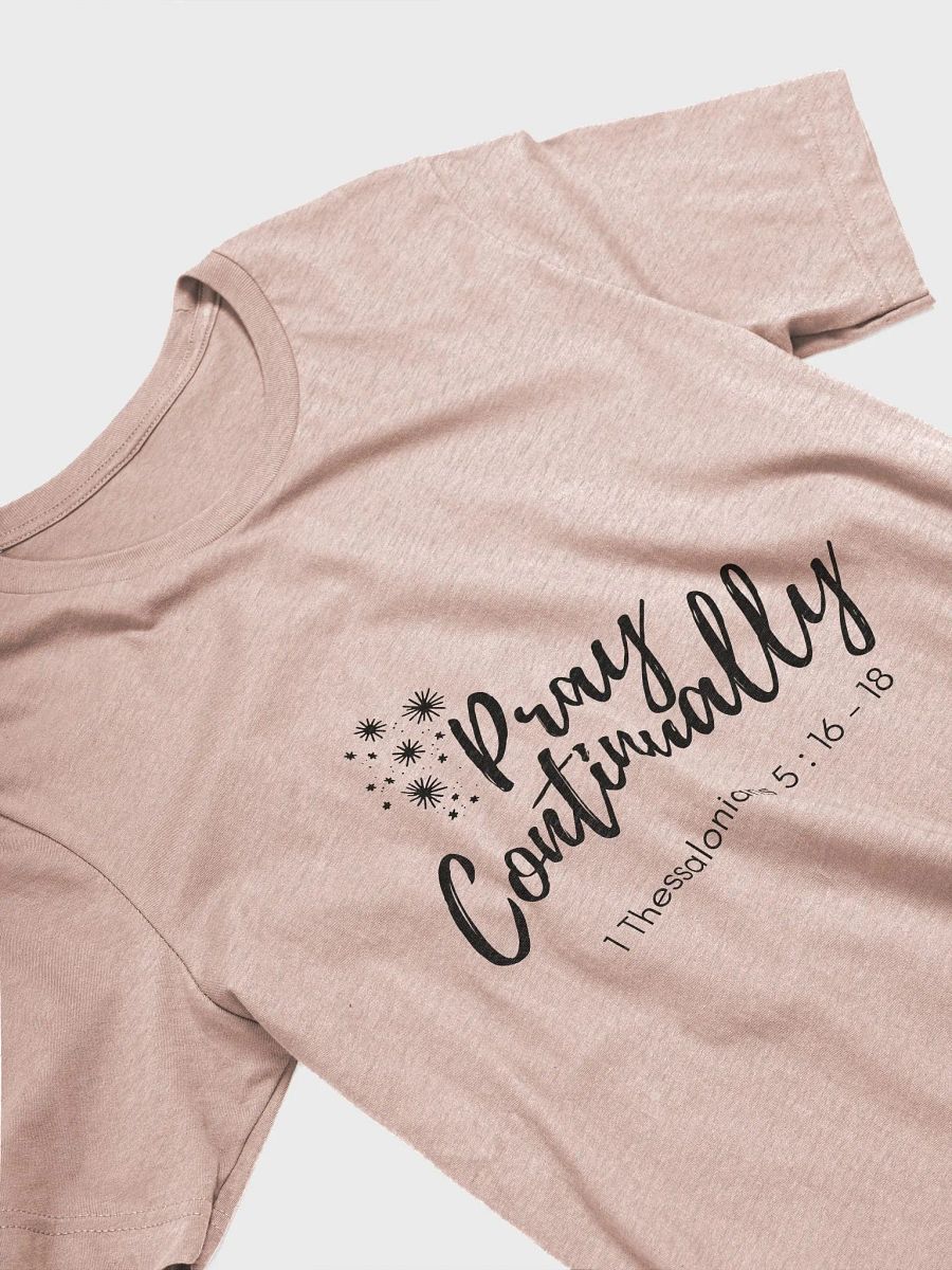 Pray Continually Dark Unisex Super soft T-Shirt product image (11)